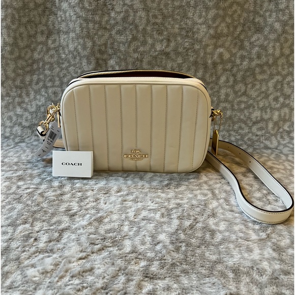 SOLD NWT COACH Linear Quilted Jes Crossbody - Picture 3 of 10